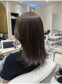 【橋本姫奈】オリーブベージュで柔らかカラー