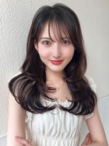 アフロート エル 錦糸町(AFLOAT L)&nbsp;暗髪でも出せるこなれ感フェイスレイヤー×ナチュラルセミロング