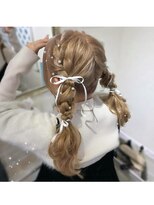 ヘアセット専門店 ナゴミ 池袋店(nagomi)&nbsp;ツイン編みおろし