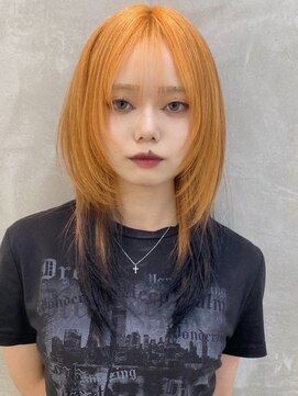 ダブルトーキョー シブヤ(W-TOKYO SHIBUYA) 【ハッシュカット】デサインカラー ハイトーン