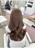 初カラーアッシュブラウン