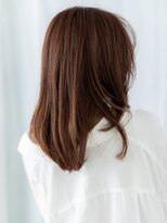 カバーヘア ブリス 志木南口駅前店(COVER HAIR bliss)&nbsp;大人可愛いオレンジベージュレイヤースタイル//志木20代30代