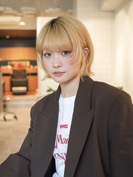 ラヴィズム 長岡店(LUVISM) 韓国/顔周りレイヤー/ダブルカラー/ベージュ/前髪新潟長岡宮関◆