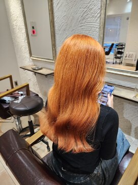 アルメリア 池袋(Arumeria) ビビッドオレンジ　10代20代30代大人キレイ大人可愛い髪質改善