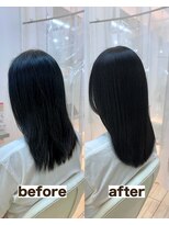 シゲ 自由が丘店(SHIGE) 縮毛矯正まではしたくない方へ|髪質改善トリートメント+カット
