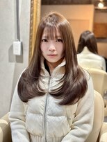 メゾン(Maison)&nbsp;レイヤーカット×ブラウン