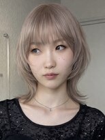 シキ(SIKI)&nbsp;ブリーチハイライト髪質改善ダブルカラーレイヤーカット