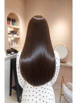 リールヘアー 久留米店(rire hair) 20代30代40代 艶見えモカブラウン 髪質改善