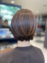 アース 南福島店(HAIR&MAKE EARTH)&nbsp;セミロングからショートボブに