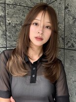 ジルブラン オーラ 菊川店(JILBLAN AURA)&nbsp;小顔似合わせ顔まわりカットレイヤーカット20代30代40代
