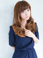 リリアン 表参道(relian)&nbsp;厚めバング／ナチュラルセミディ／無造作ヘア