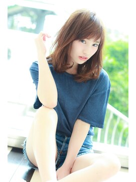 ミリム 栄矢場町店(MIRiM) 【MUSE】ゆるボサ鎖骨ミディ　ゆるふわはMUSEにお任せ♪