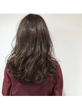 セックヘアデザイン(Sec hair design) 【Sec. hair design水戸】ニュアンスカール＆グレーアッシュ