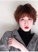ベリーショート/大人かわいい/小顔/斜めバング/アシンメトリー