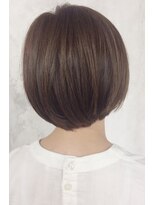 レセ 南柏店(Laissez)&nbsp;ショートボブ×マットアッシュ/丸みシルエット/丸みショート