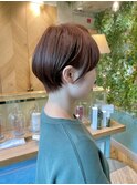 マッシュショート×ショコラベージュ
