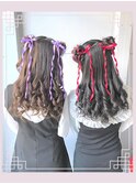 量産型ヘアメ　地雷系ヘアメ　双子ヘア
