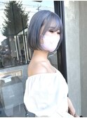 アイスブルー◎ミニボブ