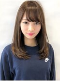大人可愛い20代30代40代小顔ヘア原宿表参道グレージュカラー