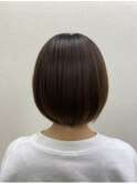 ドライだけで内巻きボブスタイル×20代