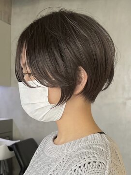 ディバイン 船橋店(divine) ナチュラルボブミニボブ黒髪ショートダブルカラーハイライト