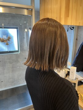 エルド(eld) 大人かわいい 外はねボブ 40 50代