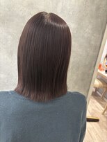 ラボヌールヘアー 宇都宮店(La Bonheur hair)&nbsp;ピンクブラウン【宇都宮駅/レイヤーカット】