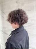 ツイストスパイラルパーマ/メンズパーマ/メンズカット/高崎/眉毛