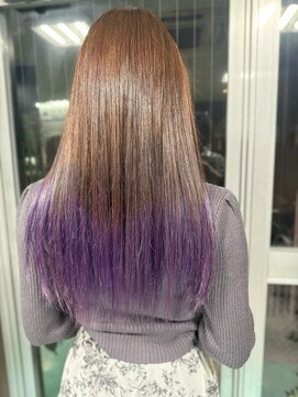 ビアージュ(Viage) #ダブルカラー #ラベンダー #ツートーン #裾カラー #紫