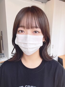 アルバム 池袋(ALBUM) くびレイヤーグレーベージュグレージュカラー美髪_ba483931