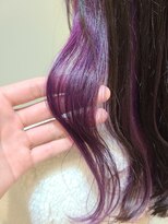 ネオリーブルカ 御茶ノ水店(Neolive Luca)&nbsp;"バイオレット"インナーカラー　インナーカラー　御茶ノ水