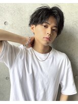 ボンドストーリールミエール(Bond Story lumiere)&nbsp;無造作パーマ波巻きパーマ/ツーブロックスタイル