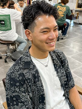 アムレヘアー(amule hair) 【amule hair】無造作成田凌風パーマ/20代/30代/40代/会社員/