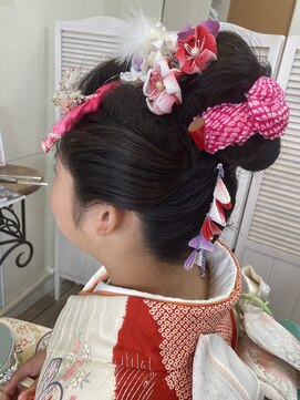 遊イング(遊ing) 日本髪　十三参り