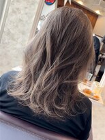 ヘアーエポック(hair epoque)&nbsp;20代30代40代大人可愛いクビレヘアミルクティー