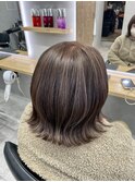 G 白髪ぼかしハイライト細め