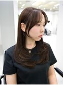 セミロングレイヤーカット