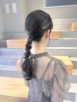 カケル(×.) タイト編みおろしヘア