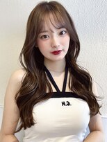 アフロート ディル(AFLOAT D'L) みきなフェミニンロングシースルー前髪お姉さんヘア垢抜けカット