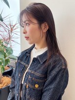 ケーツー あべのキューズモ－ル店(K-two) 大人ガーリーstyle*セミロングヘア*レイヤーカット*顔周りカット