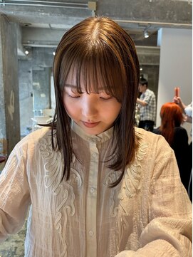 ハマモト ブリーチなし、ベージュカラー