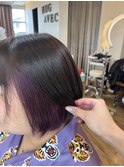 パープルインナーカラー