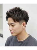 ▼フェザーショート/メンズカット/ツーブロック/ビジネスマン