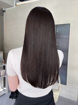 ヘアー アイス ルーチェ(HAIR ICI LUCE)&nbsp;ブリーチなしグレージュ透明感カラー秋カラーレイヤーカット/今