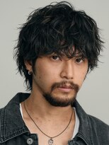 フィフス 原宿(fifth) 原宿波巻きパーマメンズパーマツイスパセンターパートウルフ30代