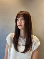 ニコ(NICO)&nbsp;暗めカラーロングレイヤーカット0924