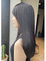 ディーエックス ウエスト(Dxxxx WEST)&nbsp;ダークブラウン 艶カラー［韓国/顔周りカット/イルミナカラー］