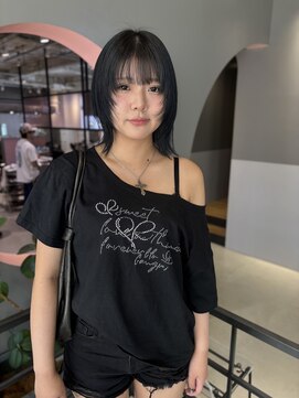 イル(il) ブルーブラック ボブレイヤー