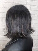 切りっぱなしボブ2