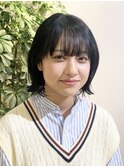 ナチュラルなのに今っぽい、コンパクトなショートボブ